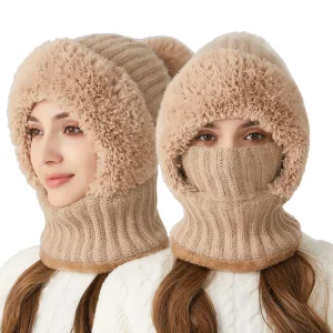 Dames Winterbivakmuts – Pasvorm – met Pluche Oorkleppen
