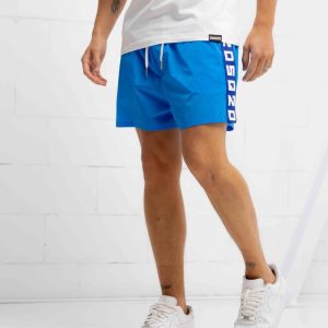 Dsquared2 Tape Logo Zwembroek Heren Blauw